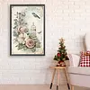 Bird Peony Cage-Paint by Numbers Acrylic Painting 40*60CM(Poster style）