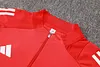 Joyfball 2024/2025 Manchester United Half-Pull Training Suit Red Football Shirt 1:1 Thai Quality