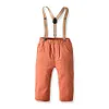 Kid Baby Boys Gentleman Suspenders Casual Long Pants