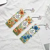 3Pcs Special Shape Flowers 5D DIY Diamond Painting Bookmark for Book Lovers