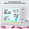 Wireless Weather Station Digital Thermometer Hygrometer Alarm Clock for Desktop