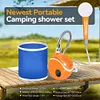 Portable Camping Shower Rechargeable Electric Shower Handheld Shower for Camping