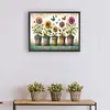 (US Local)Garden Pots-Full Round Diamond Painting