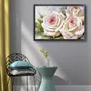 White Rose - 11CT Stamped Cross Stitch - 45*30cm - Flower