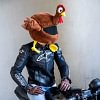 Motorcycle Helmet Cover Protective Soft Plush Full Helmet Cover Furry Fun Cartoon Animal Head Cover Motorcycle Riding Equipment Personalized Protection
