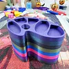 5 Section Painters Palette Diamond Painting Tray