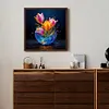 Luminous Flowers-Full Round Diamond Painting