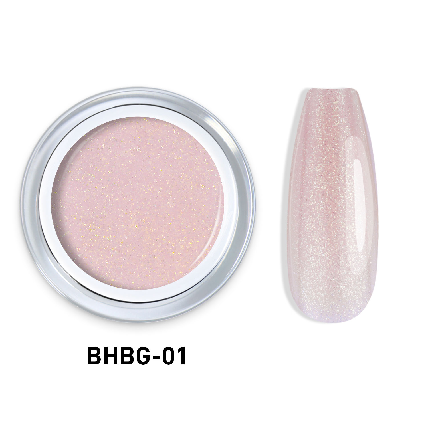 GLITTER HARD BUILDER NAIL GEL 10g |BHBG-01