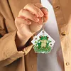 6pcs/set Double Sided Special Shape Diamond Painting Keychain Kit (Flower Frog)