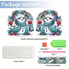 Acrylic Winter Snowman Diamond Painting Paper Towel Napkin Holder for Art Crafts