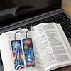 (US Local)4Pcs Diamond Painting Bookmarks Diamond Art Bookmarks for Book Lovers (America)