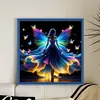 (Stamped/Counted) Fluorescent Butterfly Fairy-11CT Cross Stitch 40*40cm