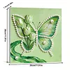 Tulip Butterfly DIY Pearl Painting Kit with Frame 30x30cm Pearl Gem Paintings Picture Arts Craft for Adults/Beginners Gift Home Wall Decor