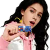 Thumb Camera with Long Battery Life Mini Camera Keychain Bag Charms with 1.47In IPS Screen 1440p 2K for Beginners Teens and Adults