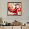 (US Local)Paint By Numbers Kit On Canvas DIY Oil Art Girl Picture Home Wall Decor40x40cm