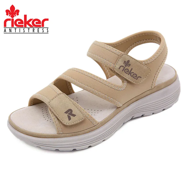 Sand&aacute;le na klinovom podp&auml;tku RIEKER&reg; so such&yacute;m zipsom