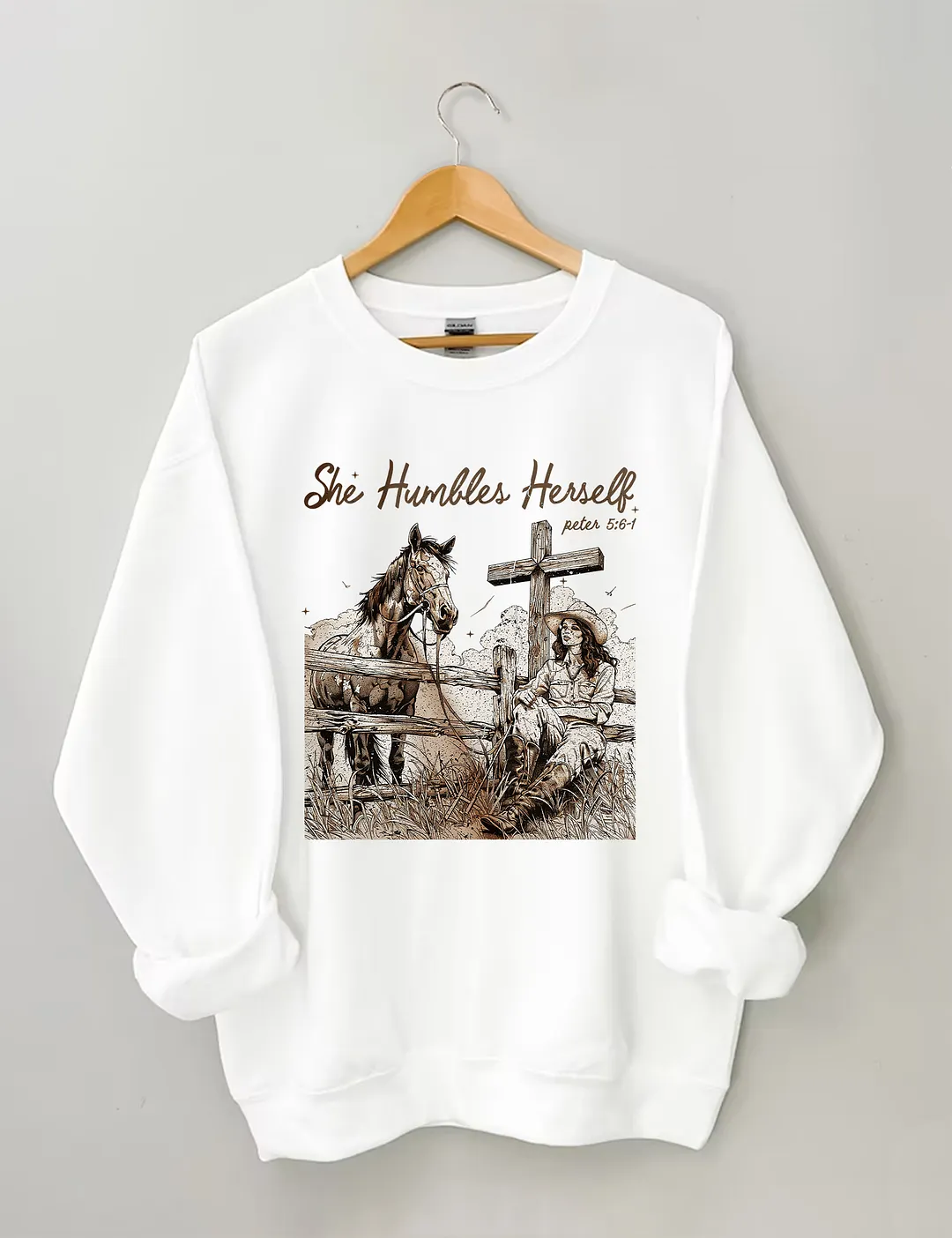 She Humbles Herself Sweatshirt