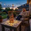 Solar Lanterns Outdoor Waterproof Gift for Moms Women Mother Grandma Hanging Decorativ Solar Lights for Yard Patio Porch Balcony Garden Decor