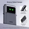 Q Pai Robot Magnetic Wireless Stand Power Bank Qi 7.5W Wireless Power Bank PD 20W USB C Battery Pack With Foldable Stand And TFT Display
