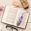 (US Local)3Pcs Special Shape Flowers Diamond Painting Bookmark Making Kit for Book Lovers