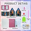 DIY Diamond Painting Special Shape Desktop Cabin Calendar Organizer Box Kit(Owl)