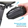 0.8L Bicycle Saddle Bag Reflective MTB Road Bike Seat Bag for Outdoor Cycling