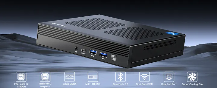 Intel 11th Core i9-11900H Mini PC--NucBox M4