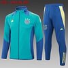 Joyfball 2024/2025 Ajax Long Zipped Jacket Green Football Jersey 1:1 Thai Quality 
