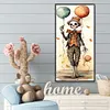 Cr&acirc;ne Avec Ballon-Perceuse Ronde Peinture Diamant-30*70CM (Grande Taille)