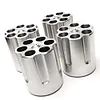 Gun Cylinder Pen Holder Revolver Pen Holder with 6 Slots Pen Pencil Holder Cylinder Design Heavy Duty Non-Slip Aluminum Office Cre