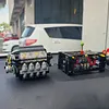 V8 Engine with Gearbox Tech Engine Model Particle Building Block MOC Set (568 pieces)