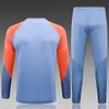Joyfball 2024/2025 Internazionale Milan Half-Pull Training Suit Grey Jersey 1:1 Thai Quality Set