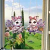 2 PCS Flying Rabbit - 5D DIY Pendant