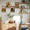 4PCS cavalier - Ensemble de panneaux en m&eacute;tal(20*30cm)