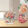  5D DIY Special Shape Diamond Painting Desk Ornament Vase Flower Decor Kit
