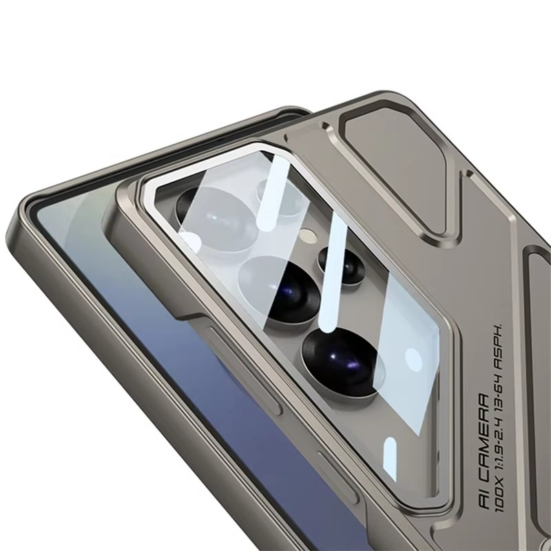 Fashion Ultra Thin Matte Armor Phone Case for Samsung S23 S24 S25 S26 Ultra With Lens Protection Film Shockproof Hard PC Back Cover