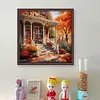 Autumn'S Door - 14CT Stamped Cross Stitch - 50*50cm
