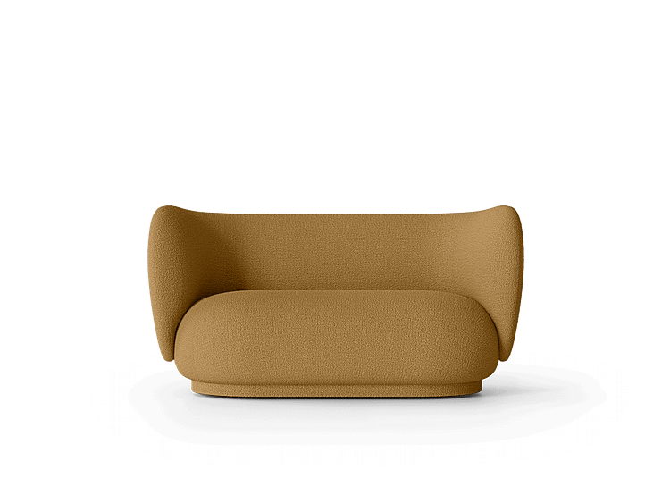 Rico Sofa 2 - Wool Boucl&eacute; - Sugar Kelp