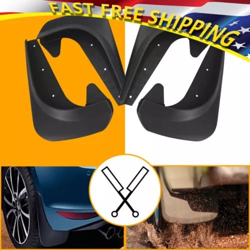 Dronehint 4X New Car Auto Front Tyre Rear Flaps Mud Splash Guards Fender Parts Universal (For: Acura) Parts