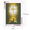 Glowing Cross And Book-Full Round Diamond Painting 30*40cm/40*50cm