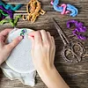 Vintage Stainless Steel Scissors Antique Cross-Stitch Sewing Thread Cutter