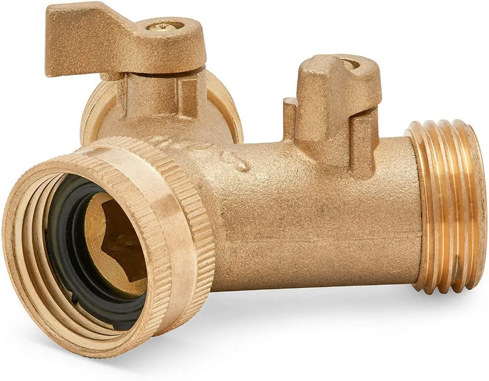 Brass Garden Hose Splitter
