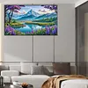 Diamond Painting-DIY Full Round Drill Mountain Peak(70*40 CM)
