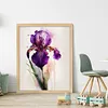 Iris Flower-11CT Stamped Cross Stitch 40*50cm