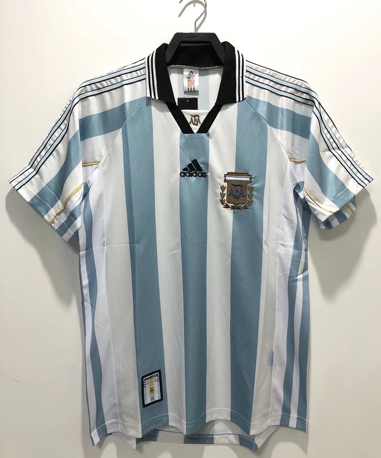 98 World Cup Argentina Home Jersey - Retro Edition