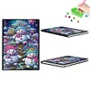 (US Local)50-Page A5 Christmas Snowman Diamond Painting Notebook for Adult Holiday Gift