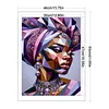(Stamped/Counted) Purple Gemstone Woman-11CT Cross Stitch 40*55cm/15.75*21.65in