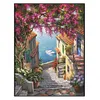 A Corner Of The Seaside City - 11CT Stamped Cross Stitch - 40*50cm