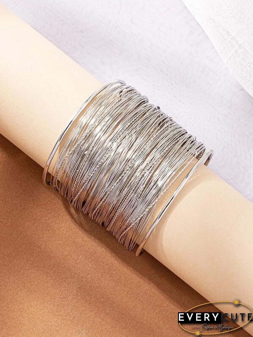Ethnic Vintage Handwoven Wide Open Bracelet