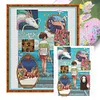 (Stamped/Counted) Hayao Miyazaki-Spirited Away-11CT Cross Stitch 50*60cm/19.69*23.62in(Big Size)